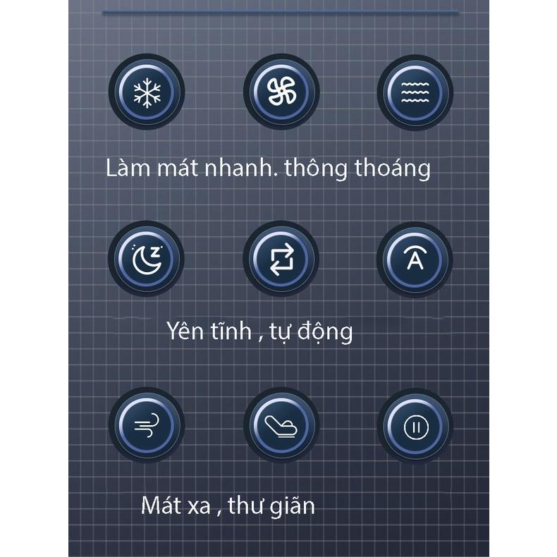 Đệm quạt điều hoà trên xe hơi - Bộ lót ghế ô tô làm mát vùng lưng và mông cao cấp bằng hệ thống 16 quạt gió
