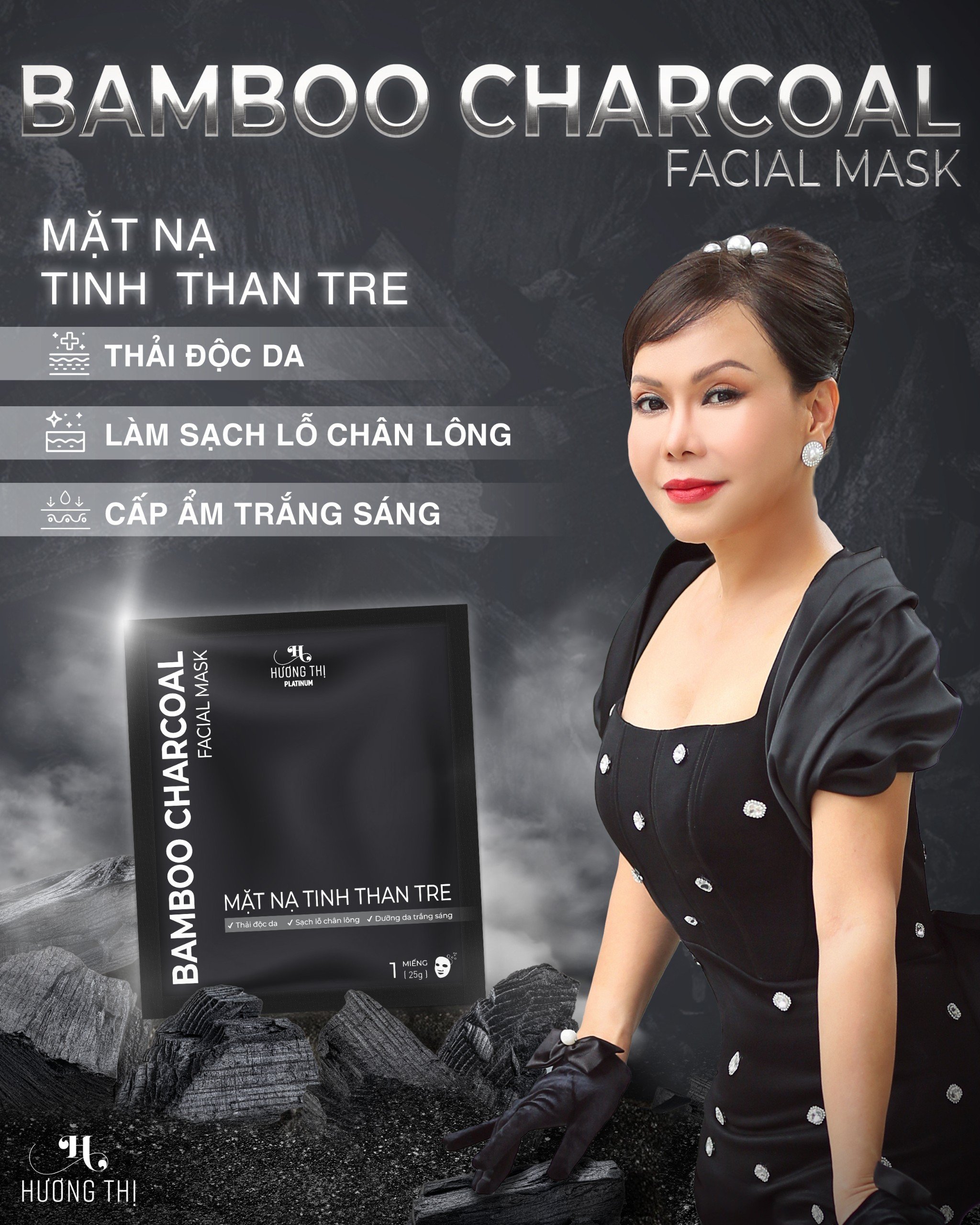 Mặt nạ tinh than tre Hương Thị