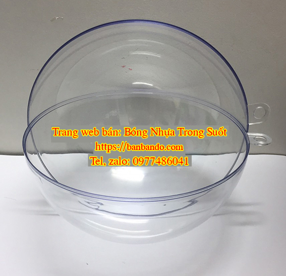 Bóng nhựa Arylic trong suốt đường kính 20 cm