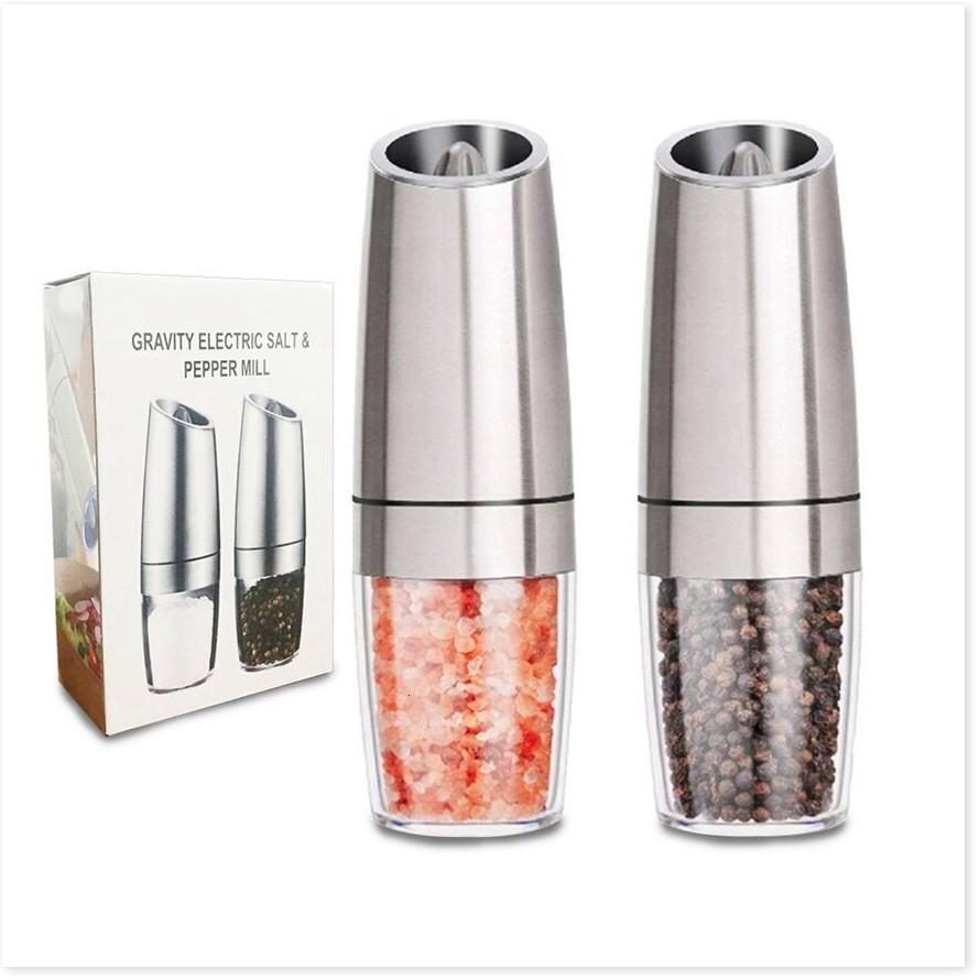 Máy xay tiêu cầm tay pin điện Salt&amp;Pepper Vô Trọng - Gia Dụng SG