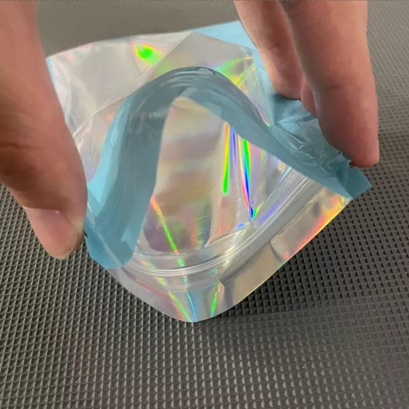 Túi zip hologram đựng phụ kiện Túi zipper có khóa, nhiều size, nhiều màu để lựa chọn