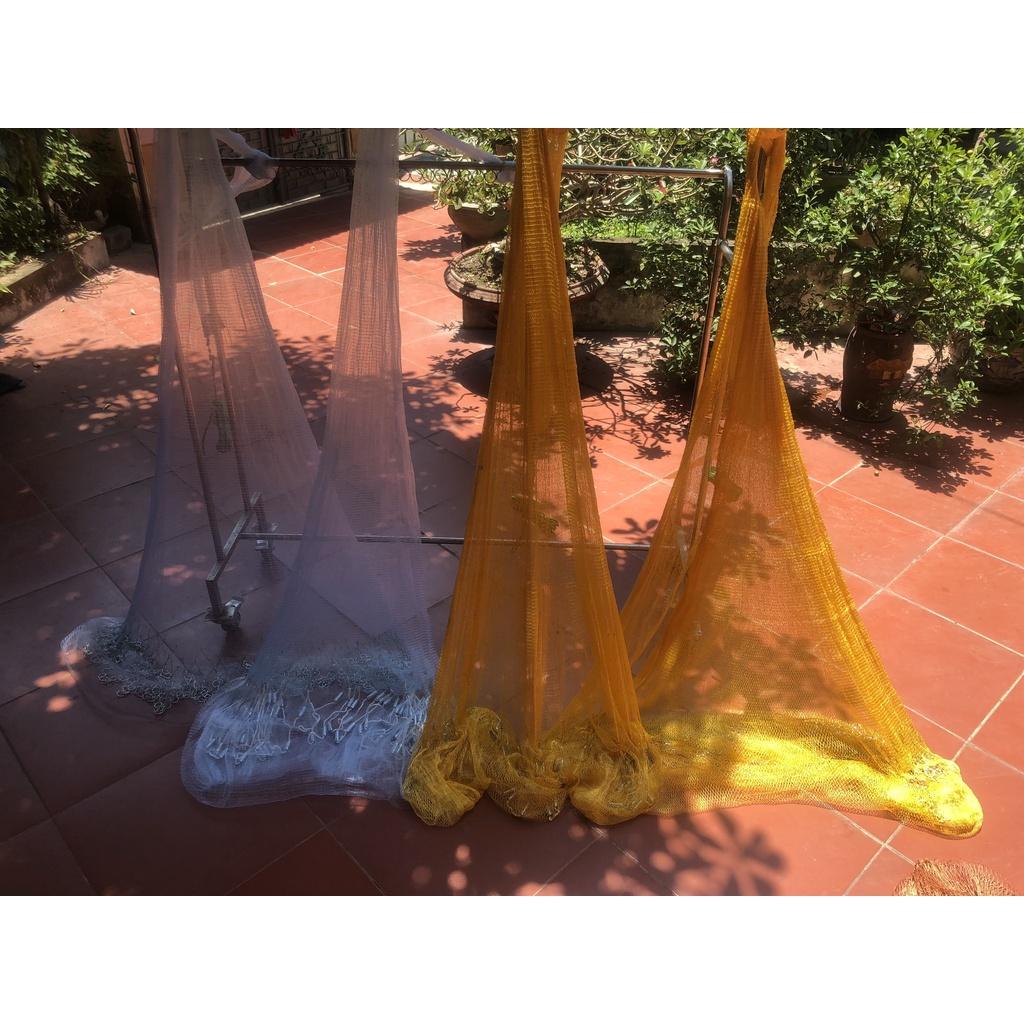 Chài Dù Thái vàng mắt lưới 1.8cm cao 2m5 nặng 2,5kg