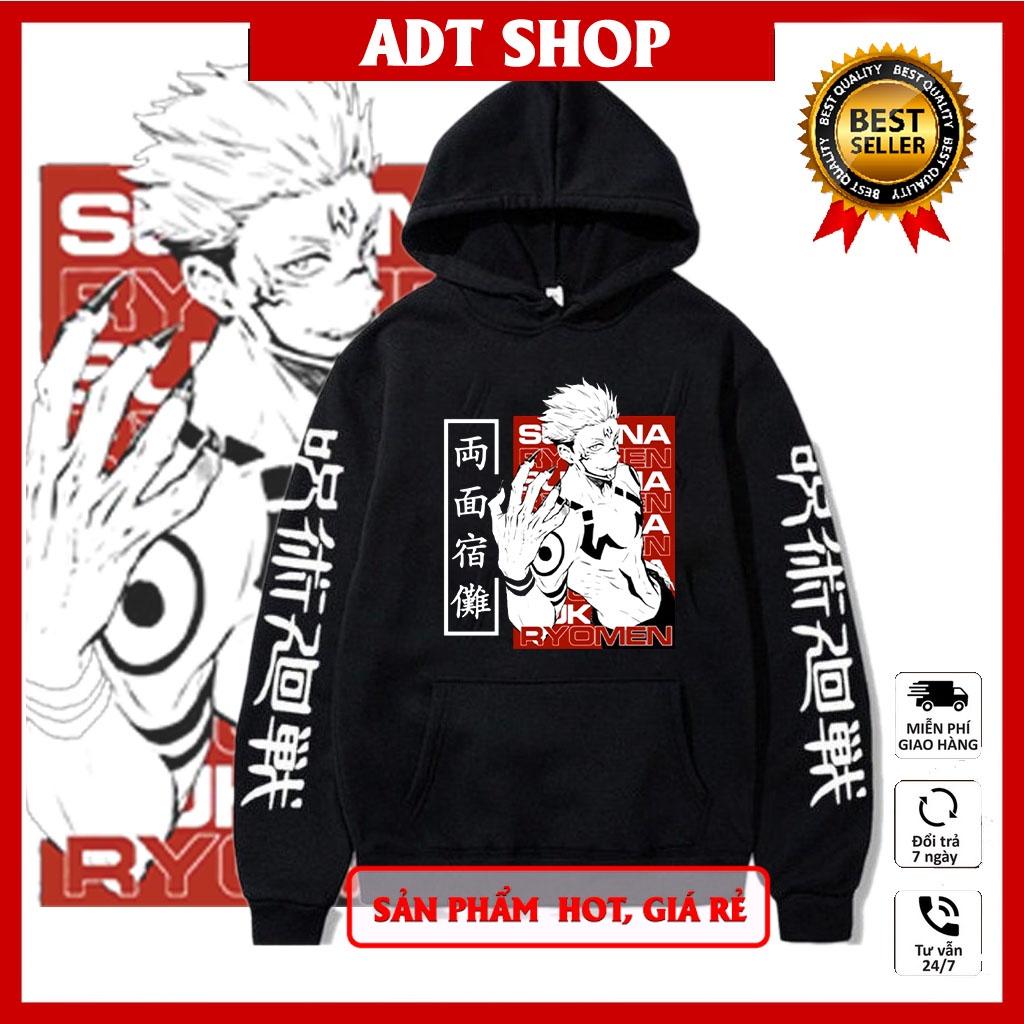 BST áo Hoodie JUJUTSU KAISEN anime manga mẫu hình đẹp giá rẻ
