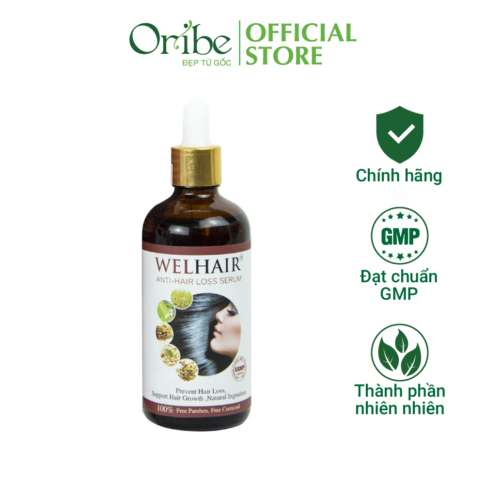 Serum Kích Thích Mọc Tóc Ngăn Rụng Tóc Phục Hồi Tóc Hư Tổn  Welhair 100ml