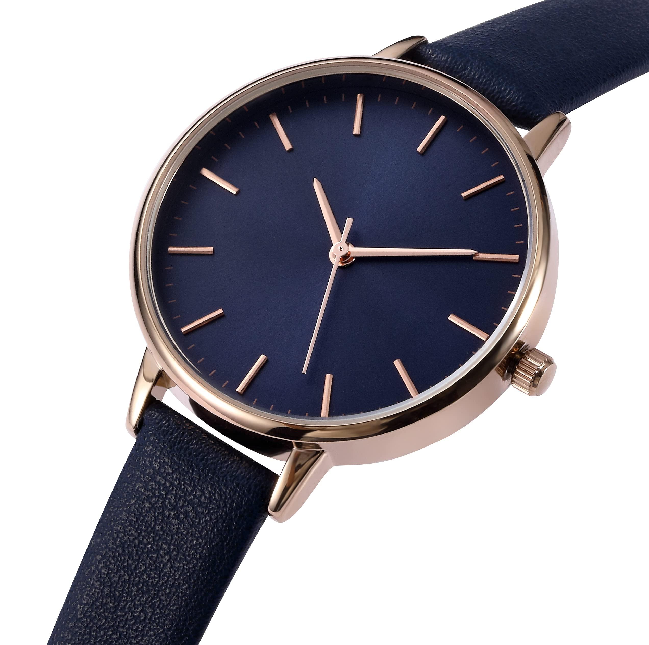Đồng hồ phụ nữ Vòng đeo tay bằng da sang trọng Đồng hồ chống thấm Waterproofing Watch
