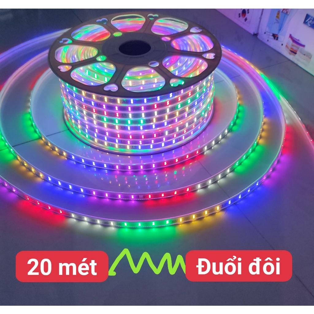 Dây đèn led nháy đuổi 2835- Tặng kèm nguồn, Dây đèn led đủ màu ,đèn led trang trí led đuổi