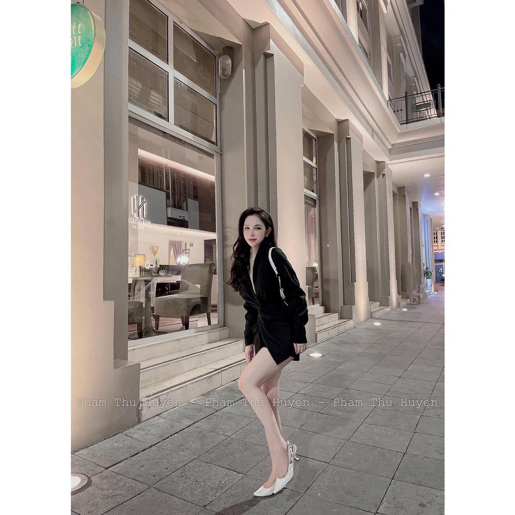 SET ÁO SƠ MI XOẮN EO MIX SOOC 2 MÀU