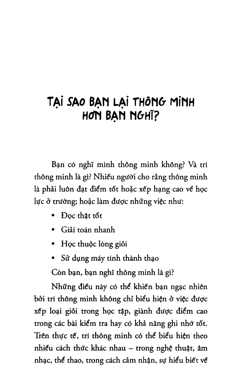 Bạn Thông Minh Hơn Bạn Nghĩ - AL