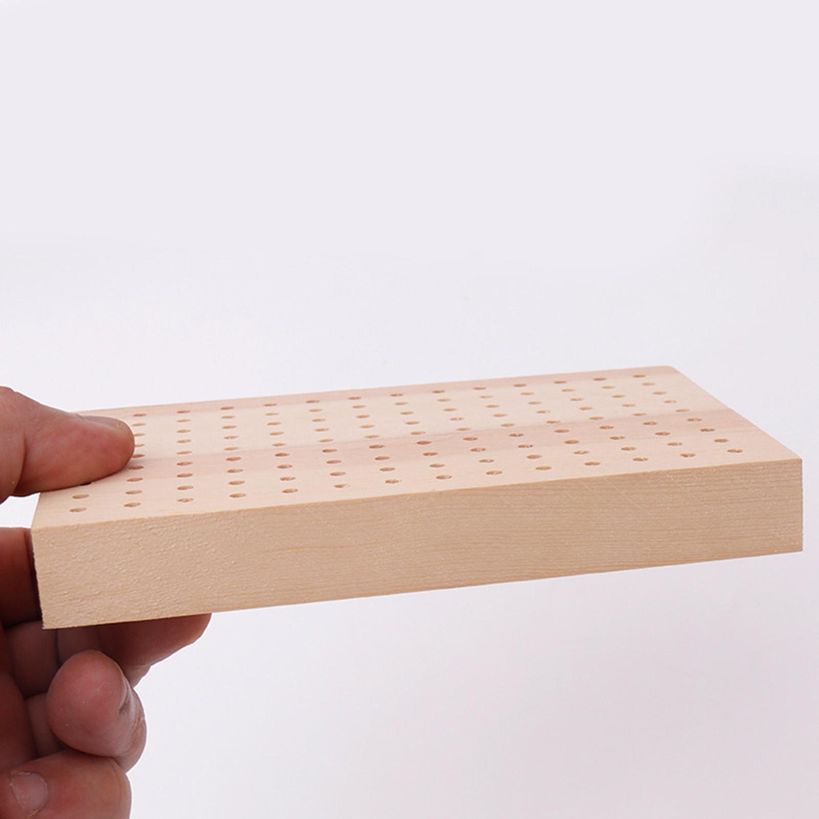 Wooden Plug Board Pottery Sculpture Tools Stand Holder DIY Clay