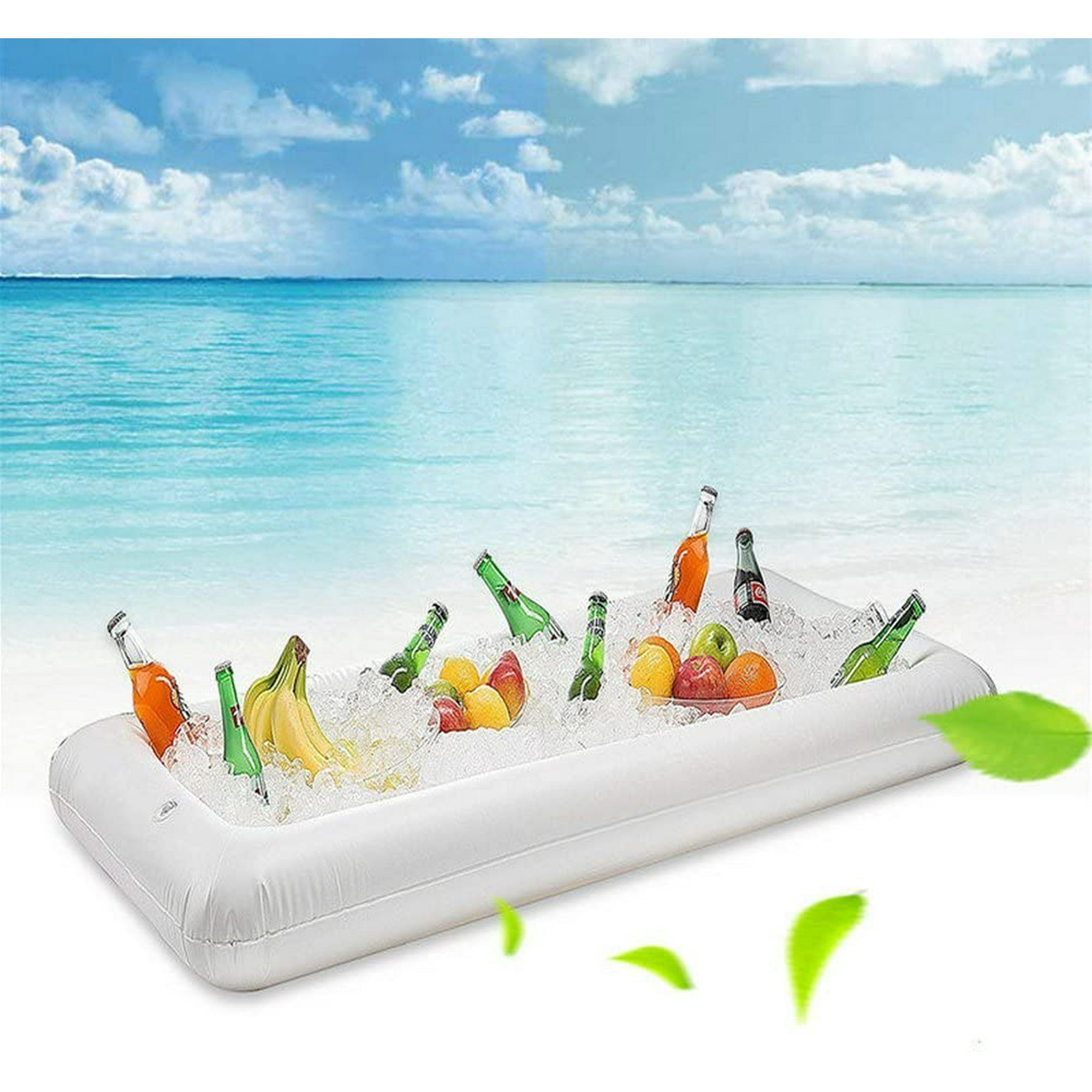 Phao Bơm Hơi Giữ Lạnh Thức Uống Tiệc Hồ Bơi Bàn Ăn Tray Inflatable Float Party