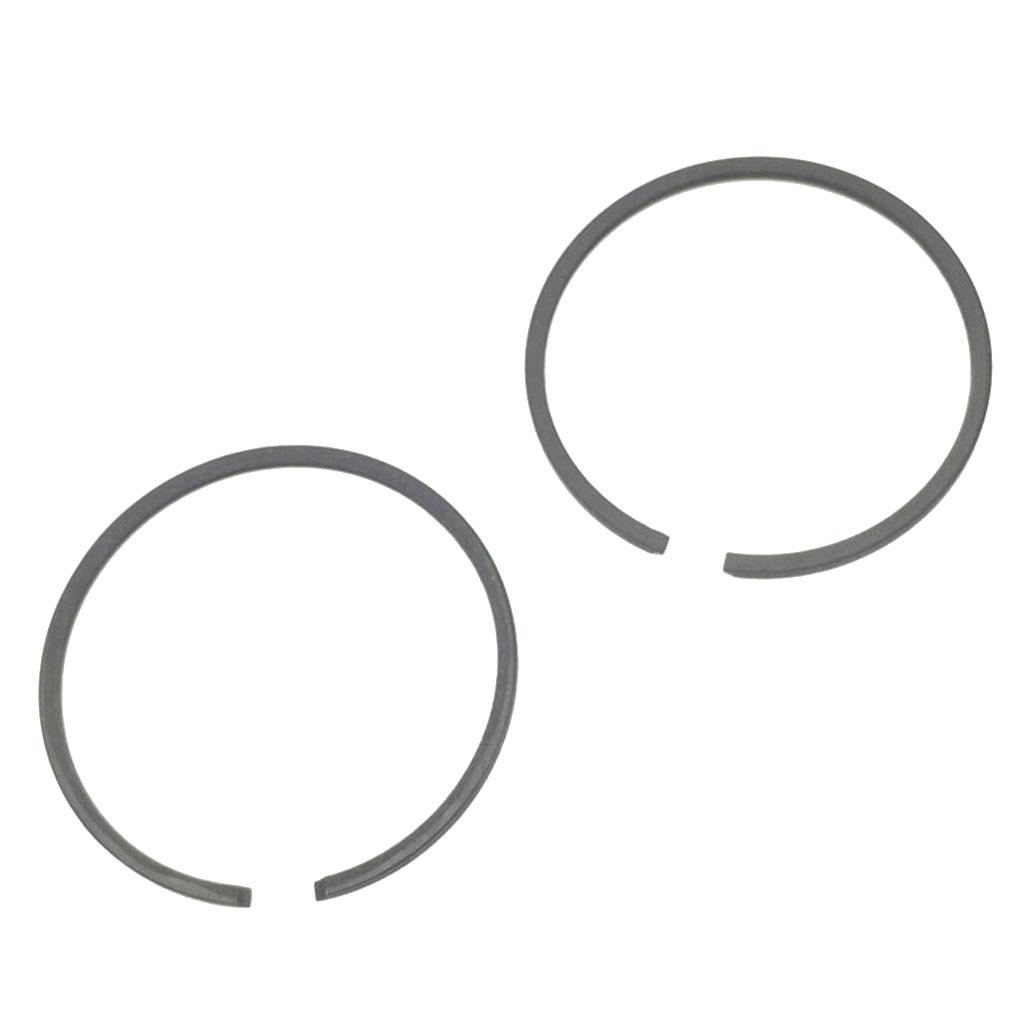 2 Pieces 47mm Piston Rings for 80cc 2-Stroke Engine Bike