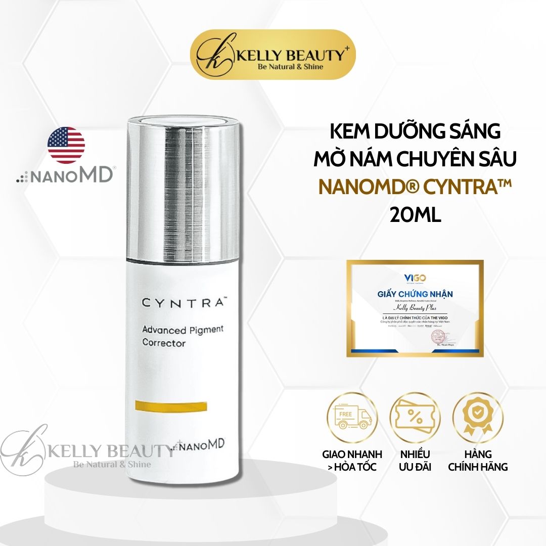 Kem Dưỡng Sáng và Mờ Nám Chuyên Sâu NanoMD Cyntra Advanced Pigment Corrector | Kelly Beauty