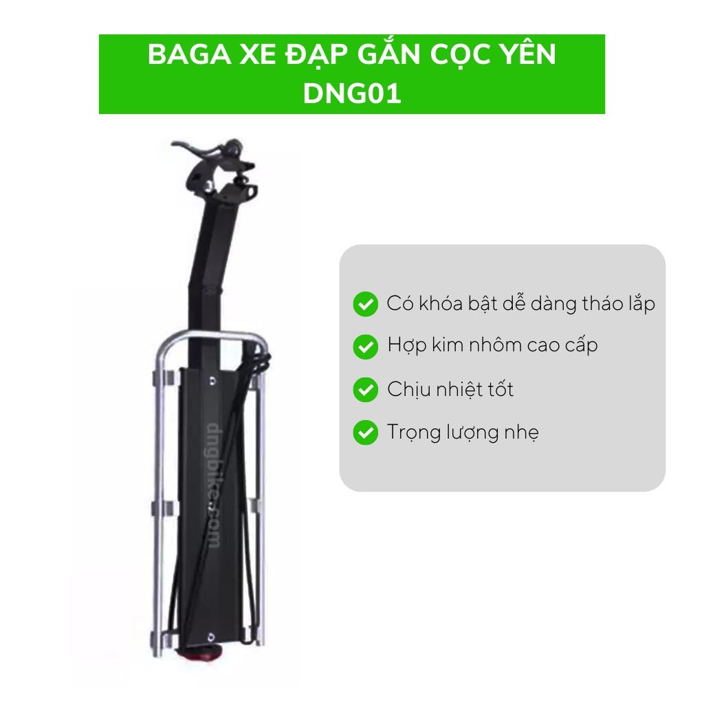 Baga xe đạp gắn cọc yên DNG01