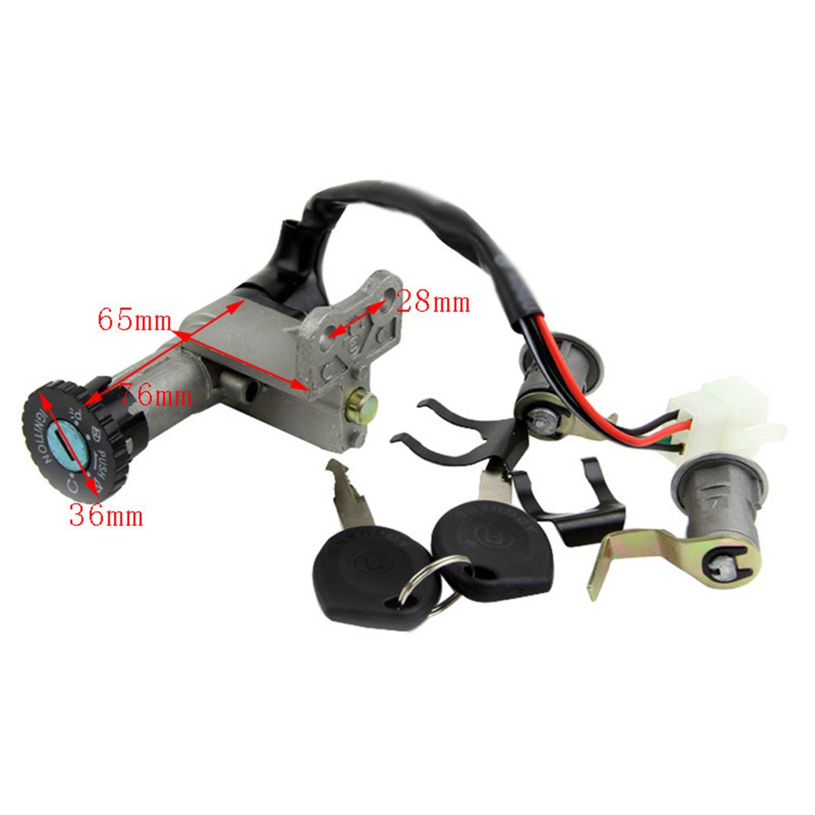 Ignition Switch Key Set for Gy6 150Cc 125Cc