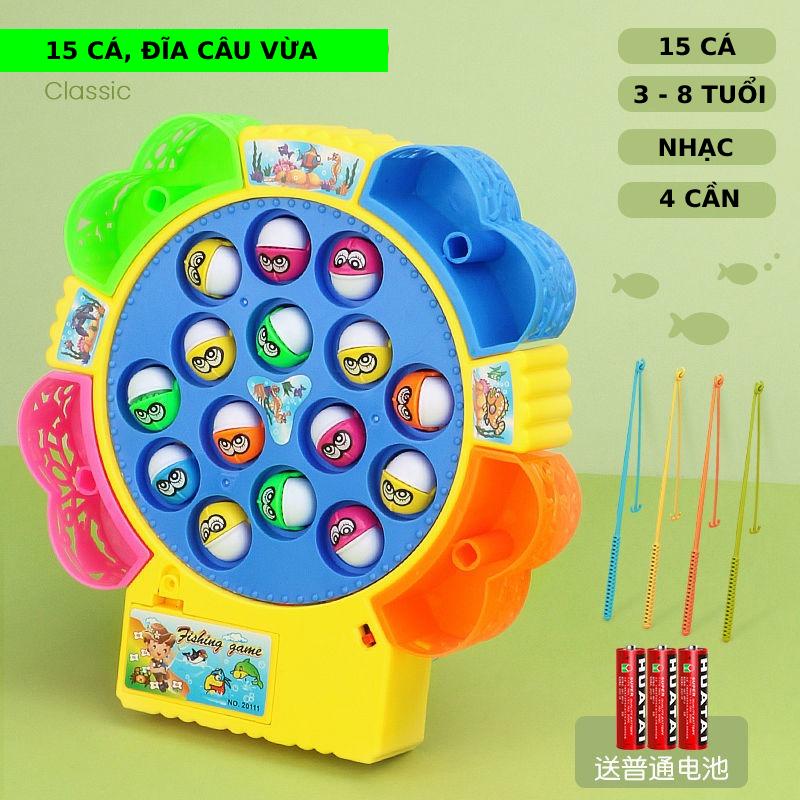 Bộ đồ chơi câu cá có nhạc trẻ em - Trò chơi giáo dục cho bé trai và bé gái