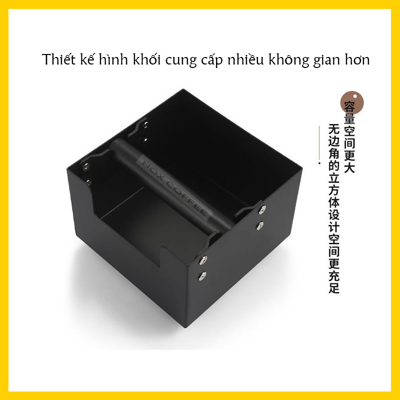Hộp đập bã cà phê espresso