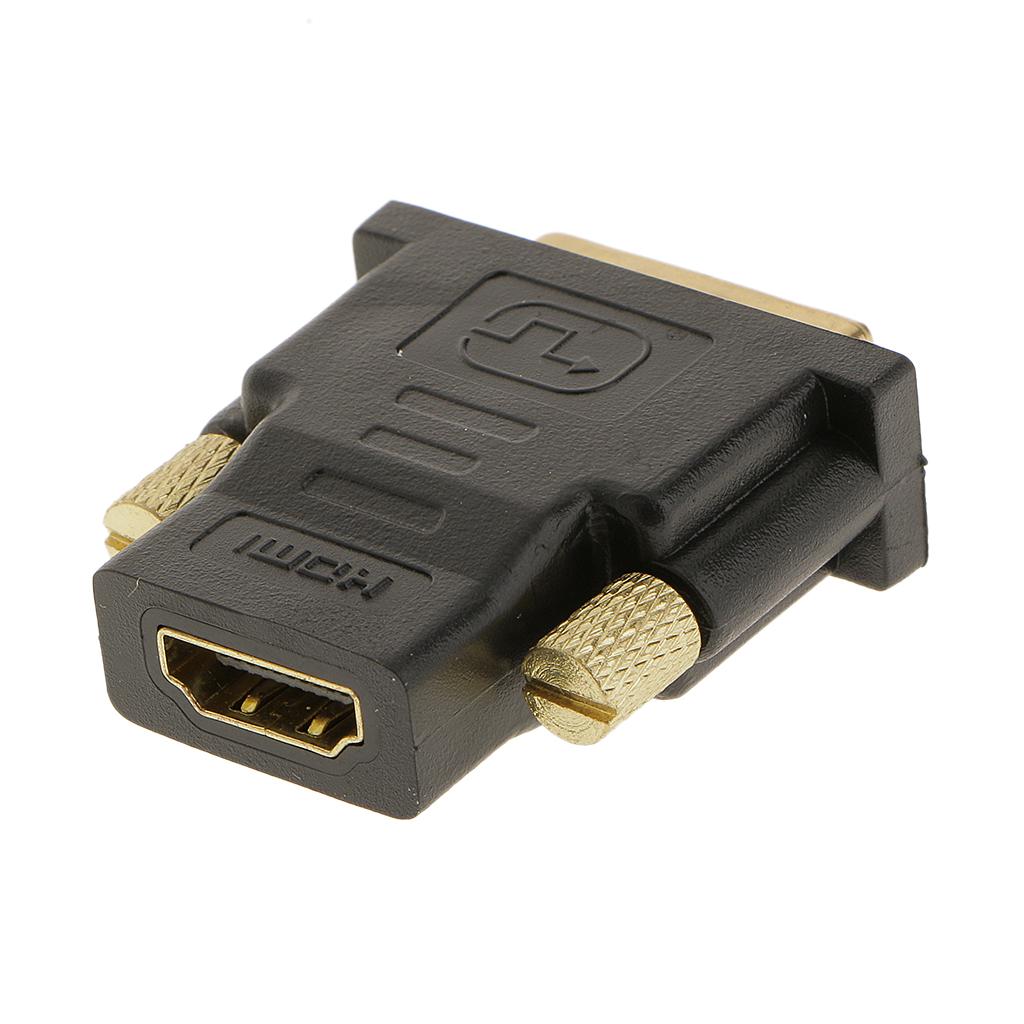 DVI-I Dual Link (24+5 pin) Male to HDMI Standard Female Adapter for HDTV LCD DVD