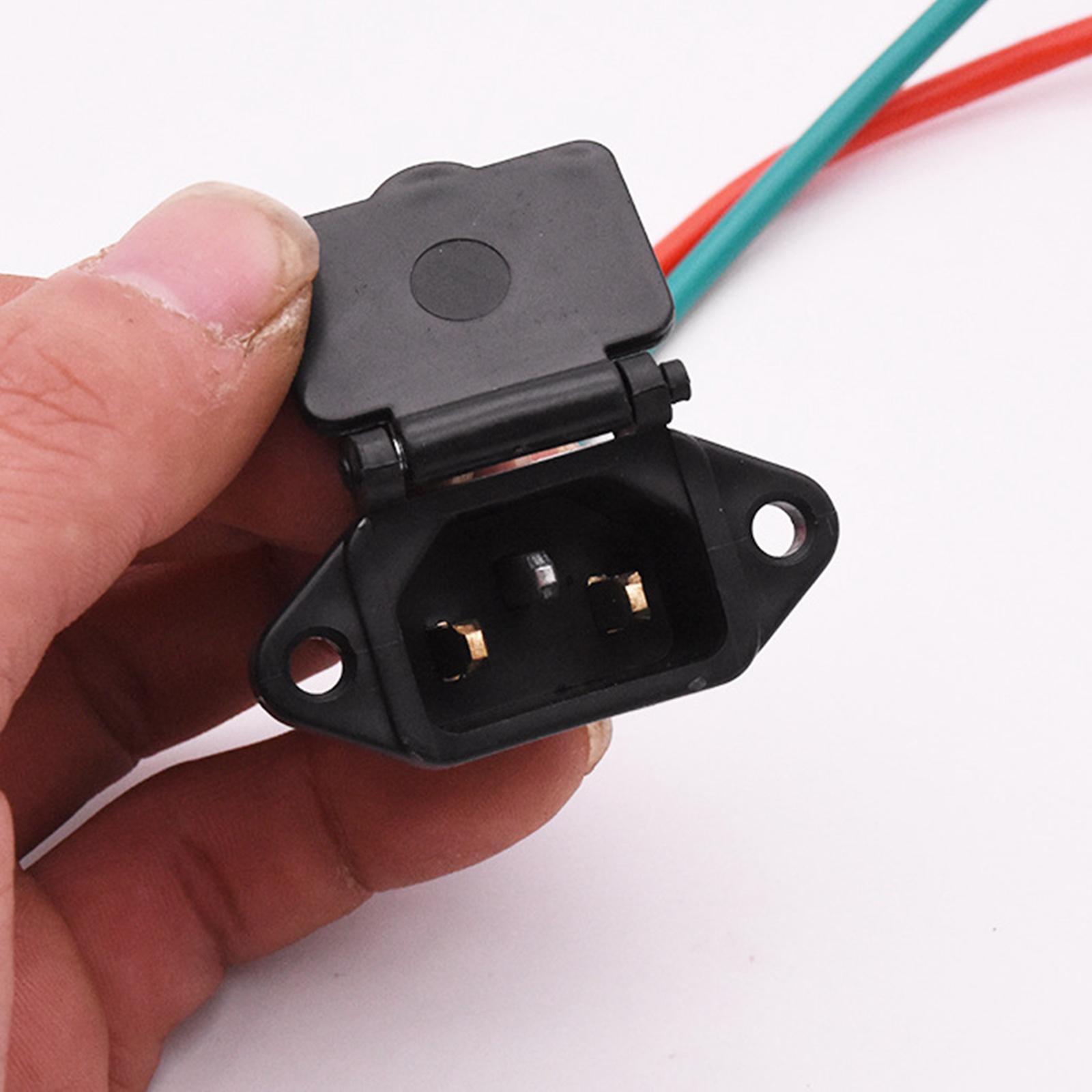 Battery Charging Port Charger Socket Waterproof Spare Parts Durable