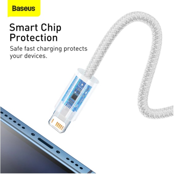 Cáp sạc nhanh IP 2.4A, Cáp sạc nhanh truyền dữ liệu Baseus Dynamic Series Fast Charging Cable 2.4A cho iPhone, iPad - Hàng chính hãng