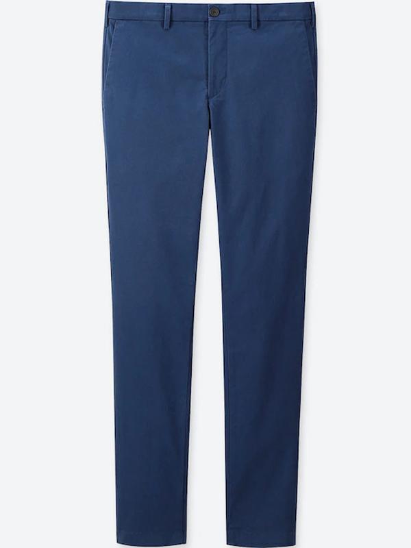 Quần Kaki Nam MEN Slim Fit Chino Flat Front Pants Blue - SIZE 29-33