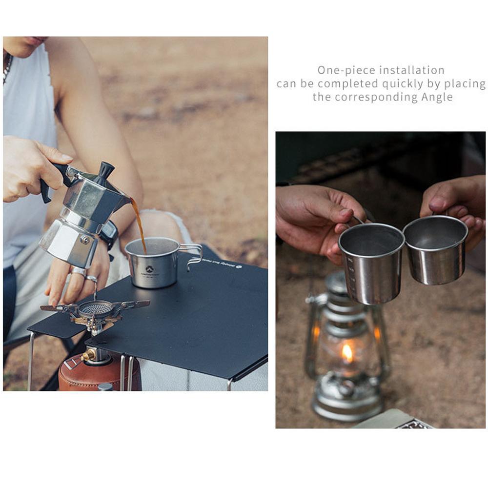 Set Nồi Nấu Nướng Ngoài Trời Thép Không Gỉ Ngoài Trời 160Ml Campingmoon S180