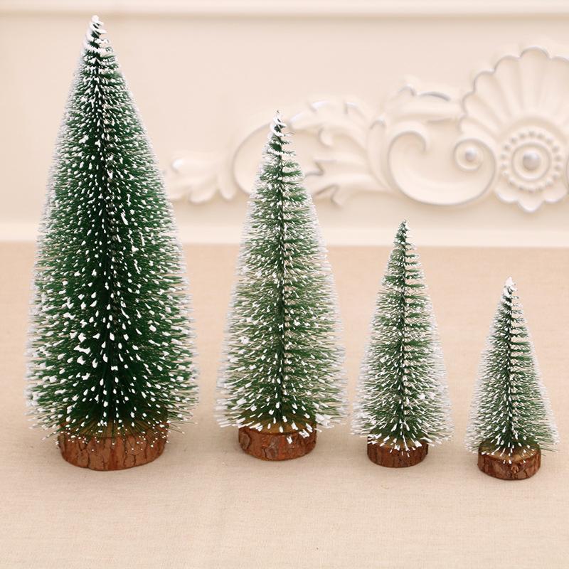 5PCS Bàn để bàn Giáng sinh nhỏ cây thông Noel Mini Tree Cedar Desktop Window Bàn