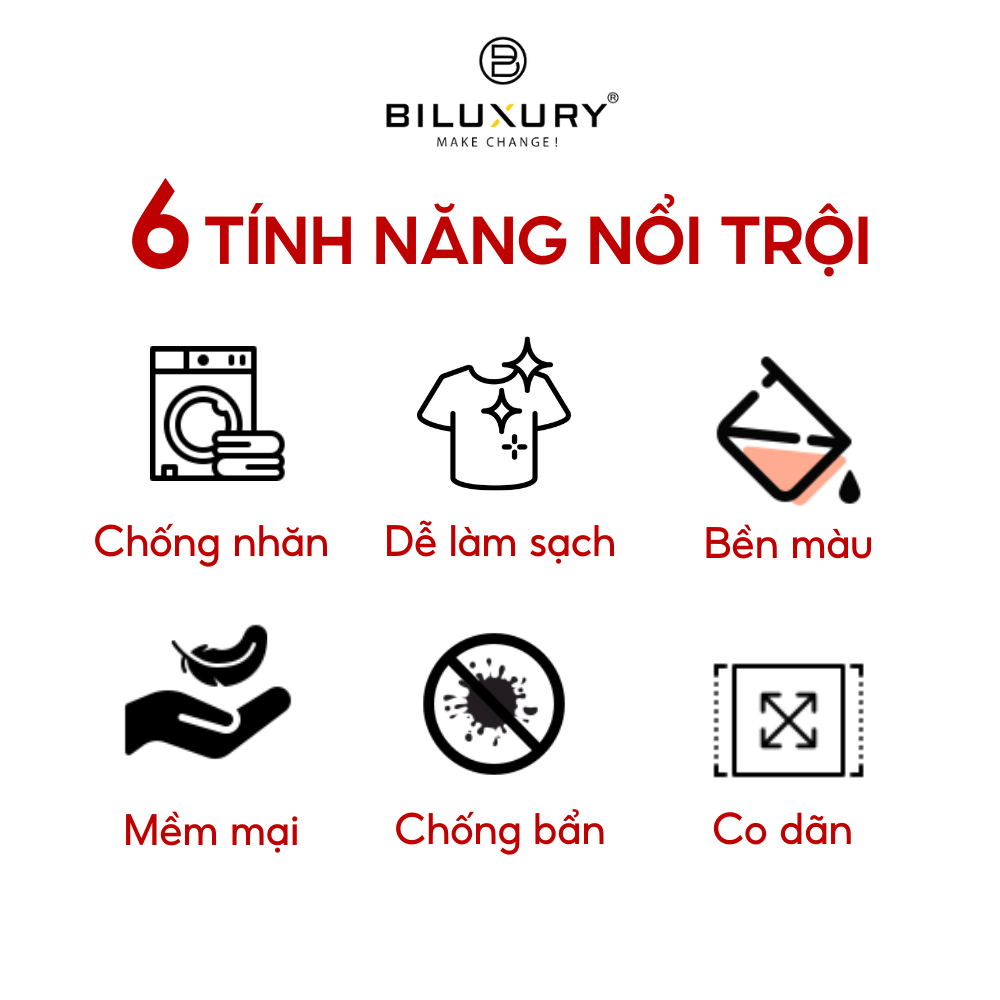 Áo Polo Thể Thao Nam 7APCB004 Biluxury Thoáng Mát, Không Nhăn