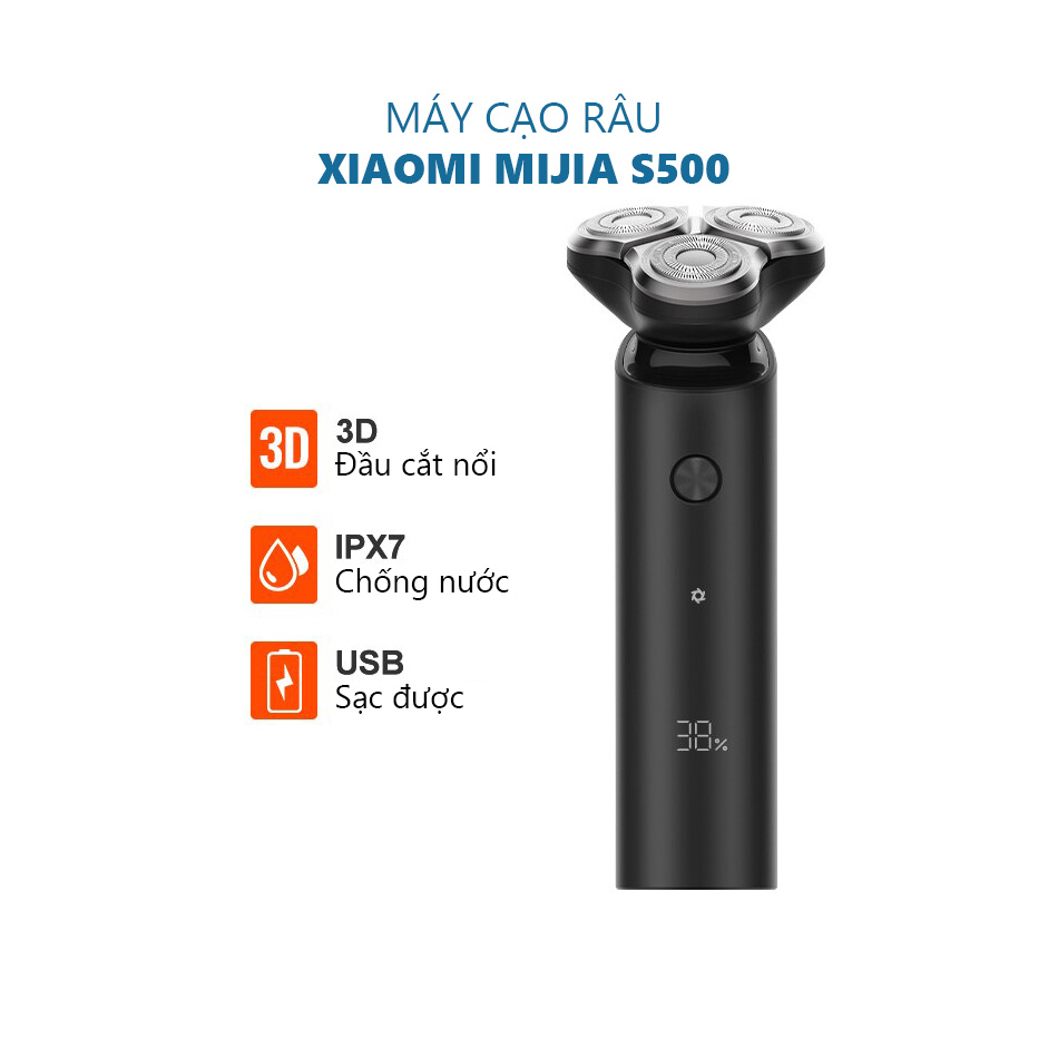 Máy cạo râu Xiaomi Mijia Electric Shaver S500 - Hàng Chính Hãng