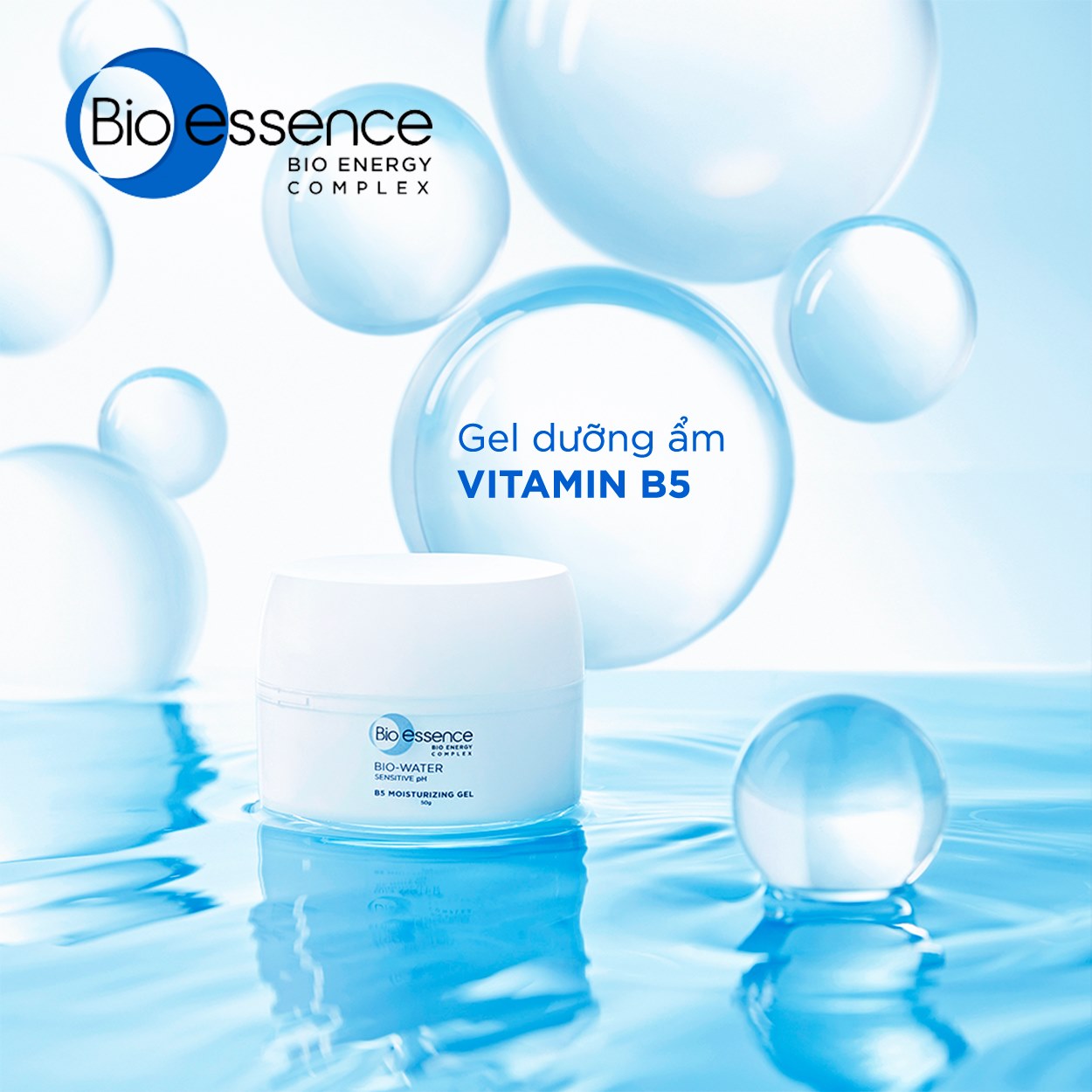 Kem dưỡng ẩm Bio-Essence Bio-Water B5 Moisturizing gel 50gr