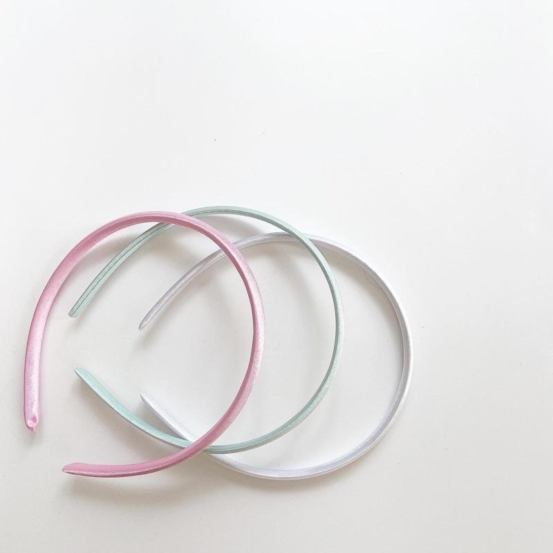 Băng Đô - Bờm Cài Tóc Hàn Quốc Trơn Một Màu Cho Bé Gái