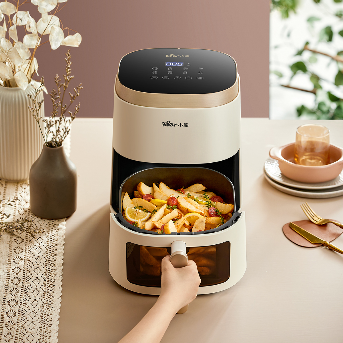 Nồi chiên không dầu 5L Bear QZG-F15E3 - Hàng Chính Hãng