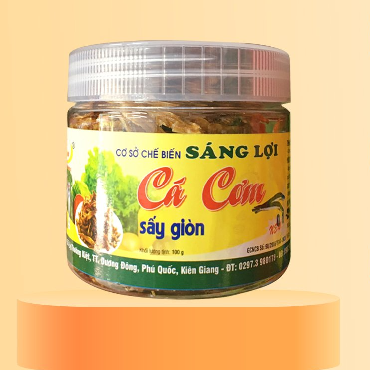 Cá Cơm Sấy Giòn - hũ 100g