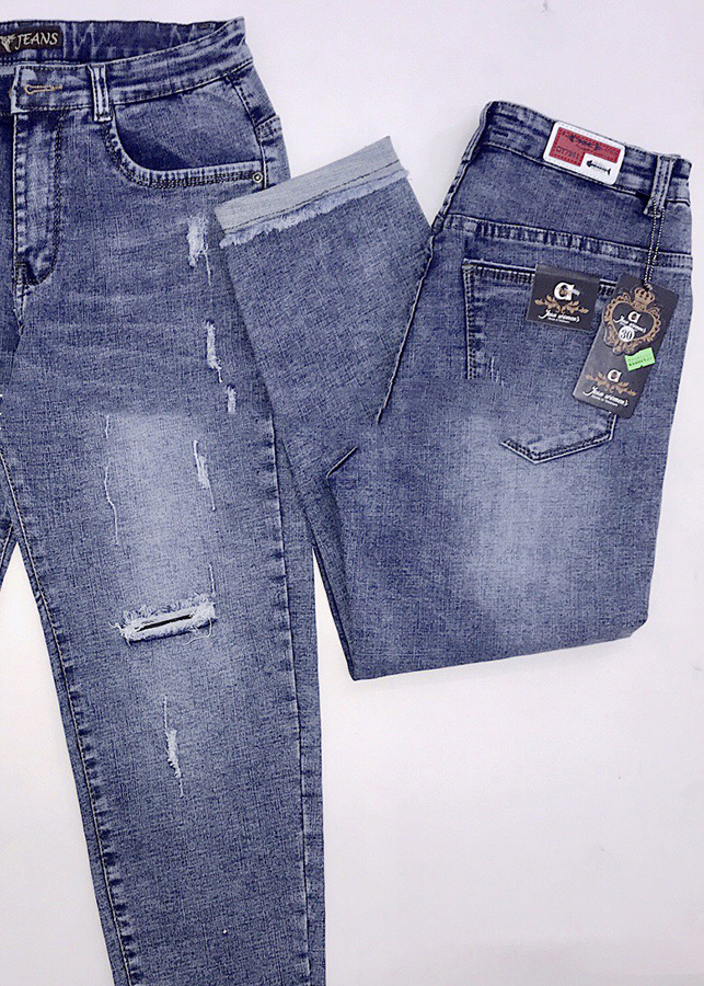 QUẦN JEAN 9 TẤC VÁ ĐẮP BIG SIZE 2436