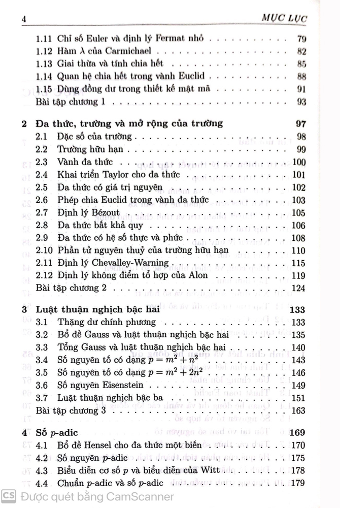 Lý thuyết số sơ cấp - Phương pháp sơ cấp trong lý thuyết số - Bản ĐB (Bìa cứng - Chữ kí của tác giả: GS.Ngô Bảo Châu)