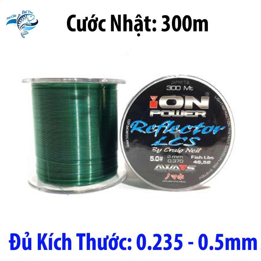 Cước câu cá ION POWER 300M chuyên dùng làm dây trục chịu tải cao, chống xoắn tốt - cước ion