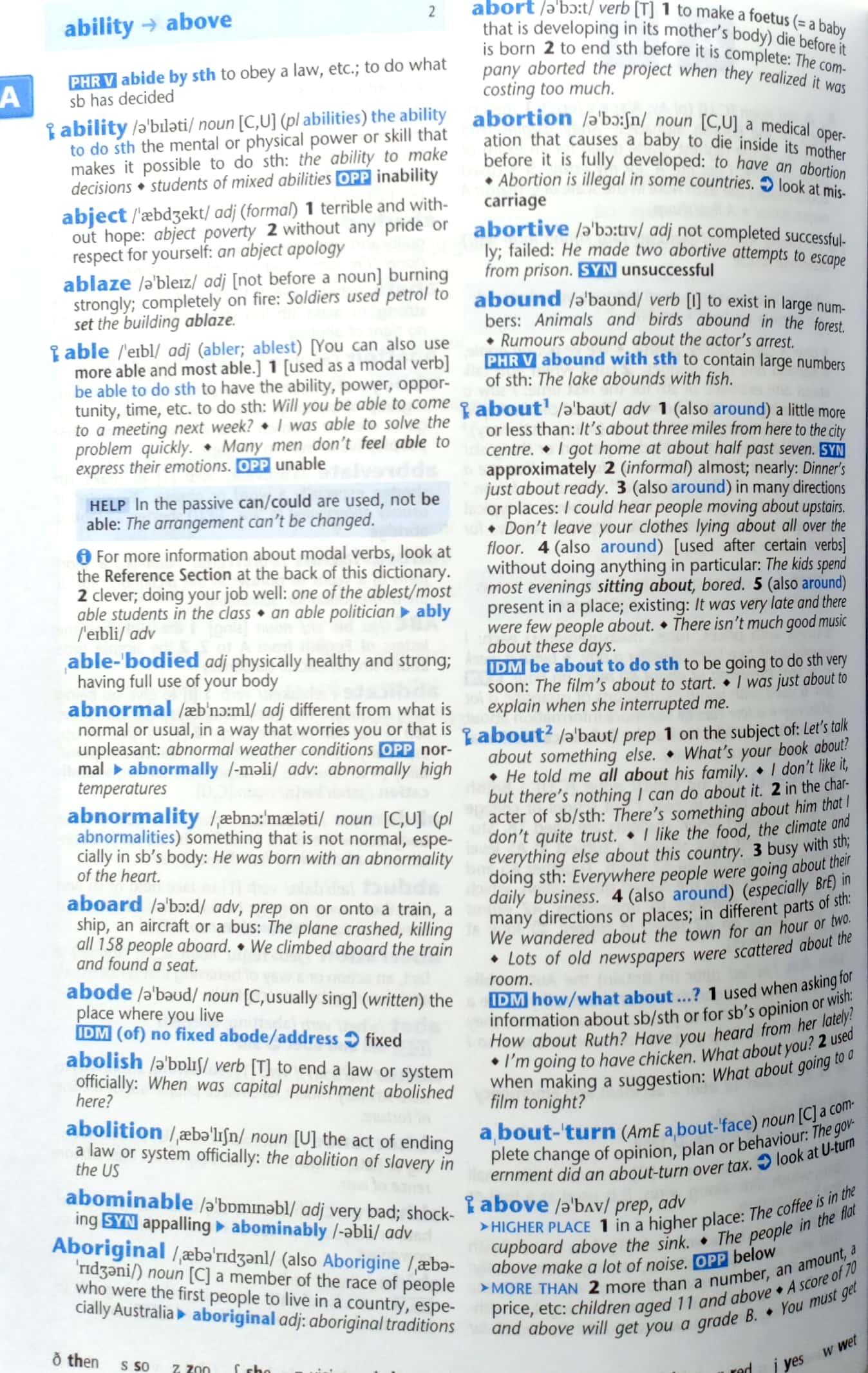 Oxford Wordpower Dictionary (4th Edition)