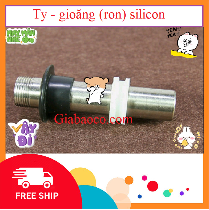 Bộ - Ty - gioăng (ron) silicon - cao su chịu nhiệt phi 27 dùng cho máy nước nóng năng lượng mặt trời 