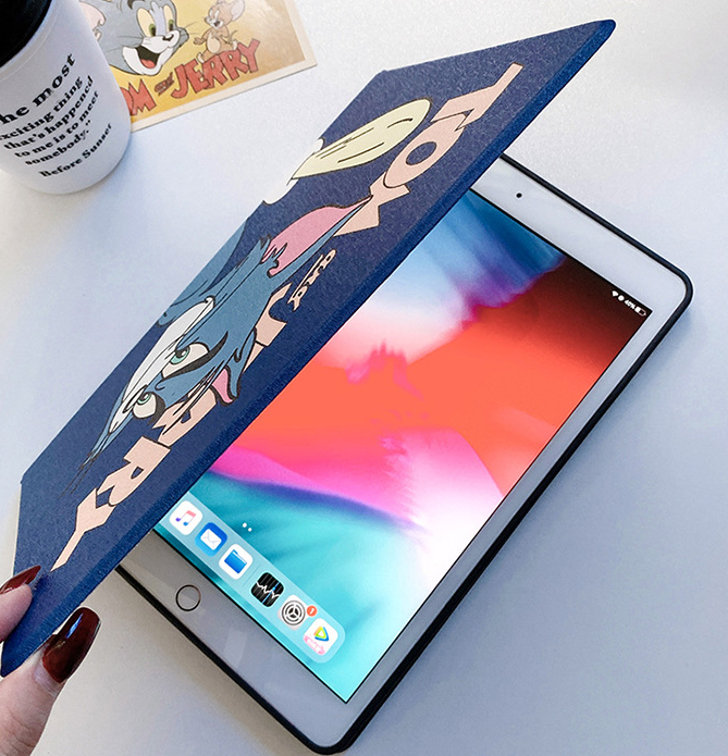 Bao da dành cho ipad 2017/2018/gen 5/6/Air 1/2 hoat hinh