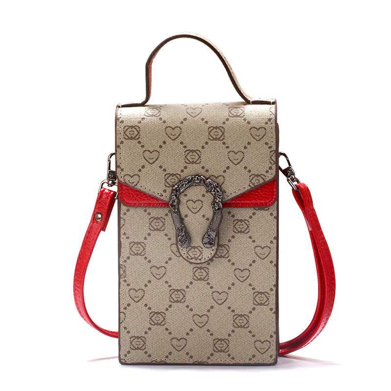 Cao Cấp Mini Đeo Vai Cho Nữ Túi Đựng Điện Thoại Thời Trang Nắp Túi Đeo Chéo Có Tay Cầm Cho Bé Gái Hai-Săn Chắc Tay