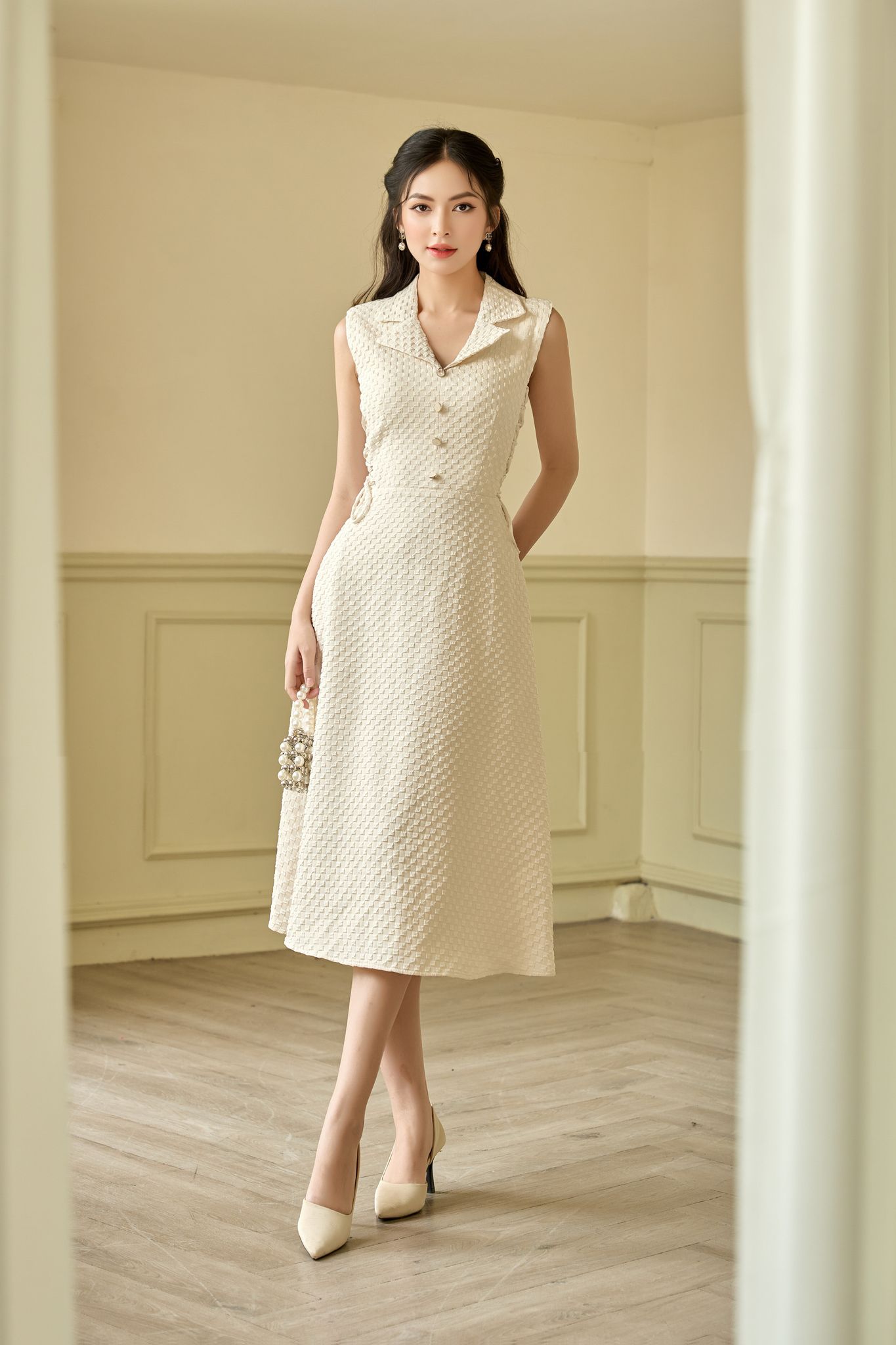 OLV - Đầm Modas Cream Dress