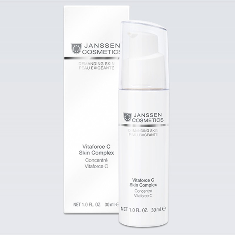 Sữa dưỡng trắng da có chứa vitamin C Vitaforce C Skin Complex JANSSEN+CO