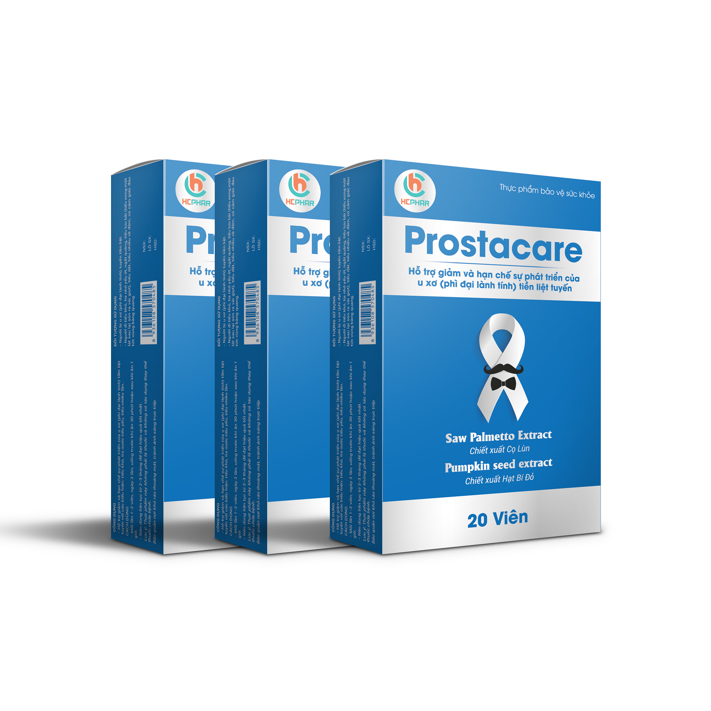 Prostacare | Giúp Làm Giảm U Xơ Tiền Liệt Tuyến Với Các Biểu Hiện : Tiểu Khó, Tia Nước Tiểu Yếu, Tiểu Nhiều Lần | 3 Hộp