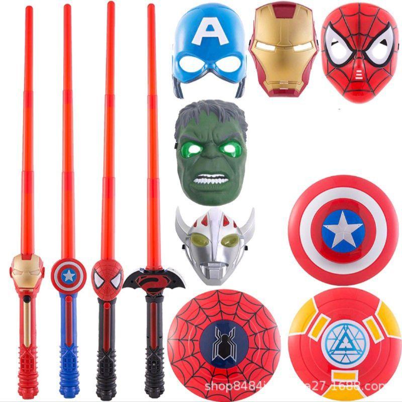 Kiếm Ánh Sáng Gậy Âm Thanh Siêu Nhân, Đồ Hóa Trang Siêu Anh Hùng Avengers Cho Trẻ Em