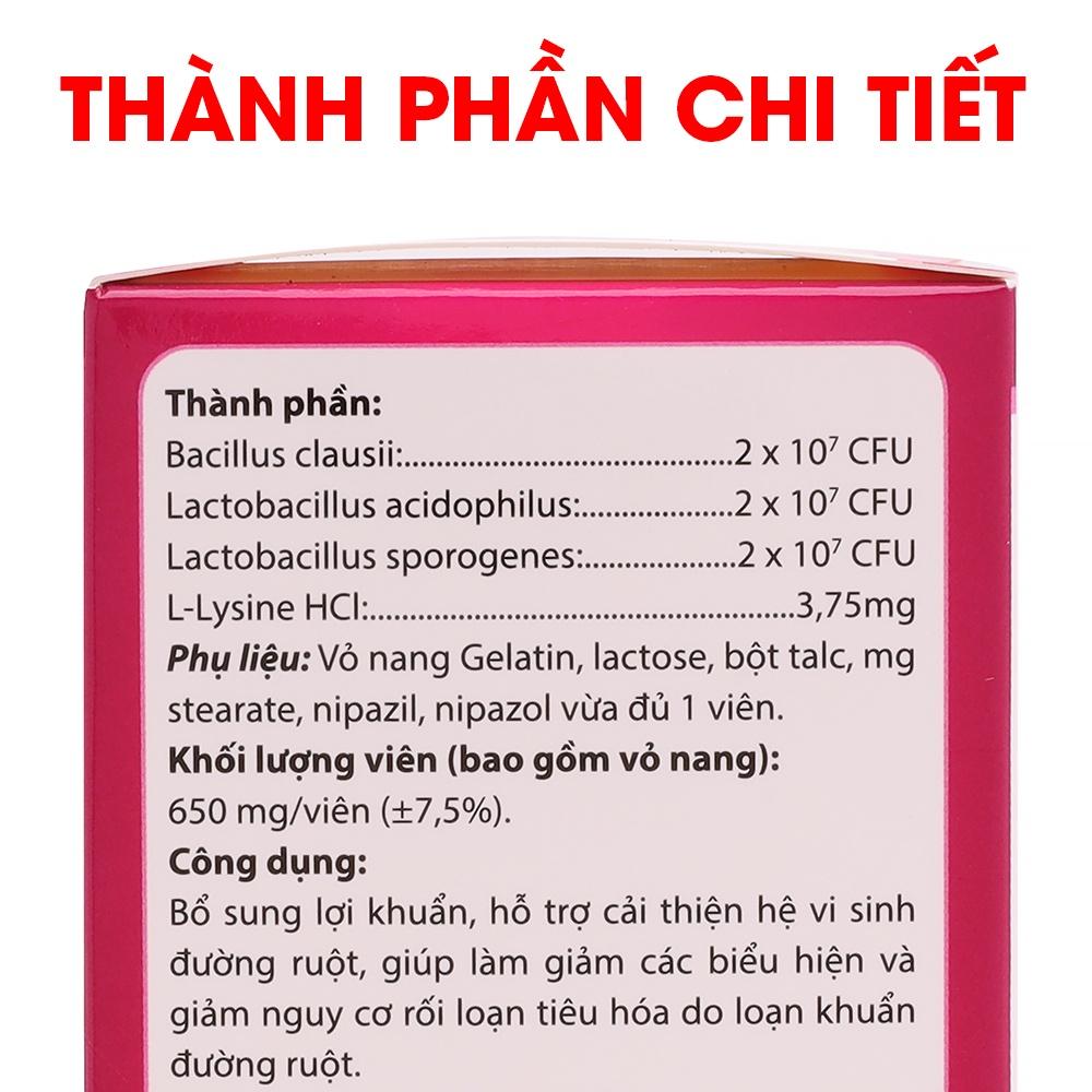 Men tiêu hóa Biotex Plus ROXTECH giảm rối loạn tiêu hóa, tiêu chảy 100 viên