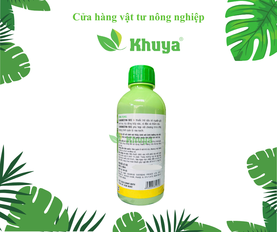 Thuốc trừ sâu Tungmectin 5.0EC 450ml Sâu Xanh và Sâu Tơ