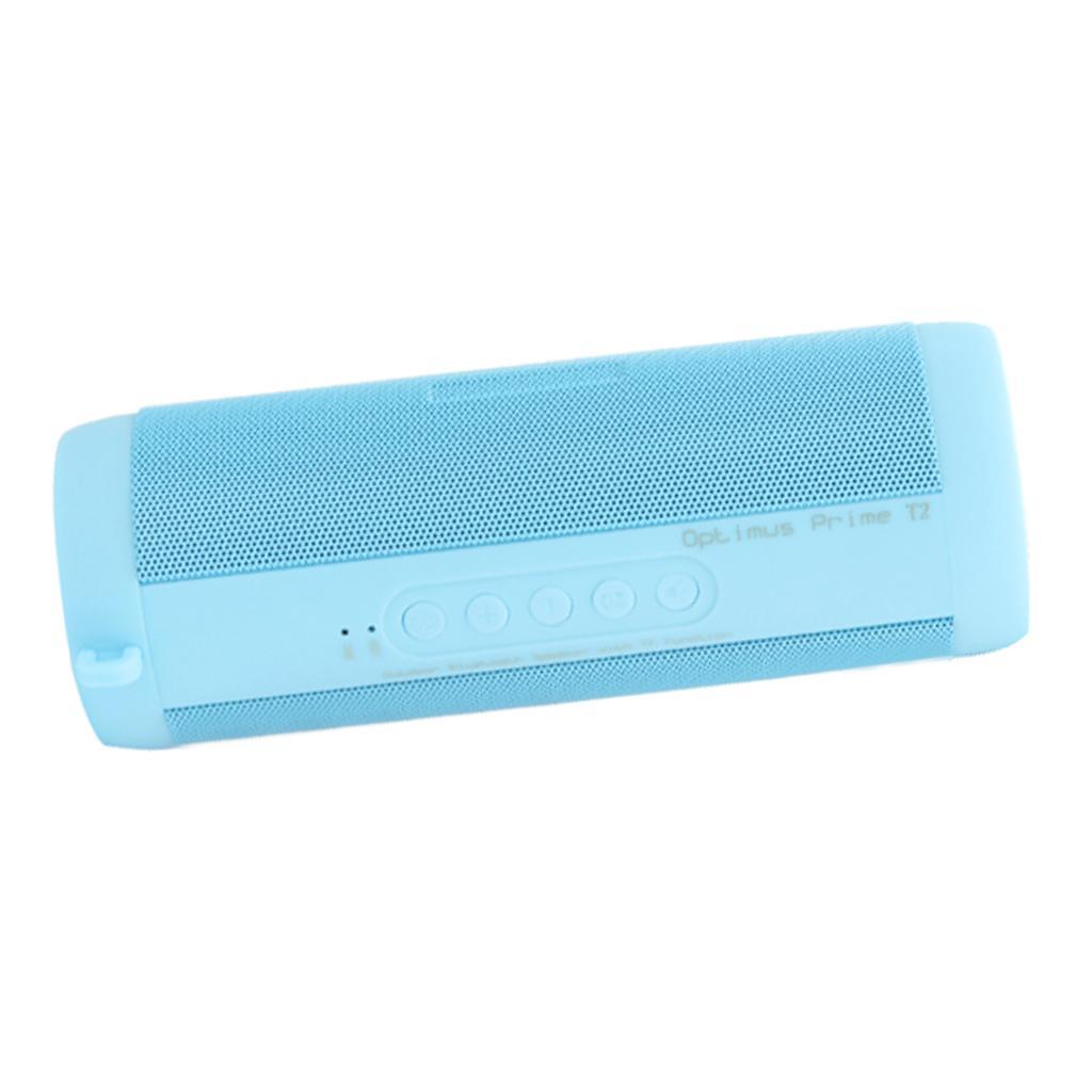 Bluetooth Speaker USB Rechargable Battery Loudspeaker Blue