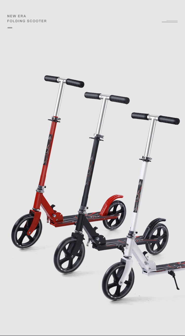 Xe Trượt Scooter cỡ lớn, có chân chống chịu tải đến 150kg cho thiếu niên và người lớn - Chính hãng EUREKA