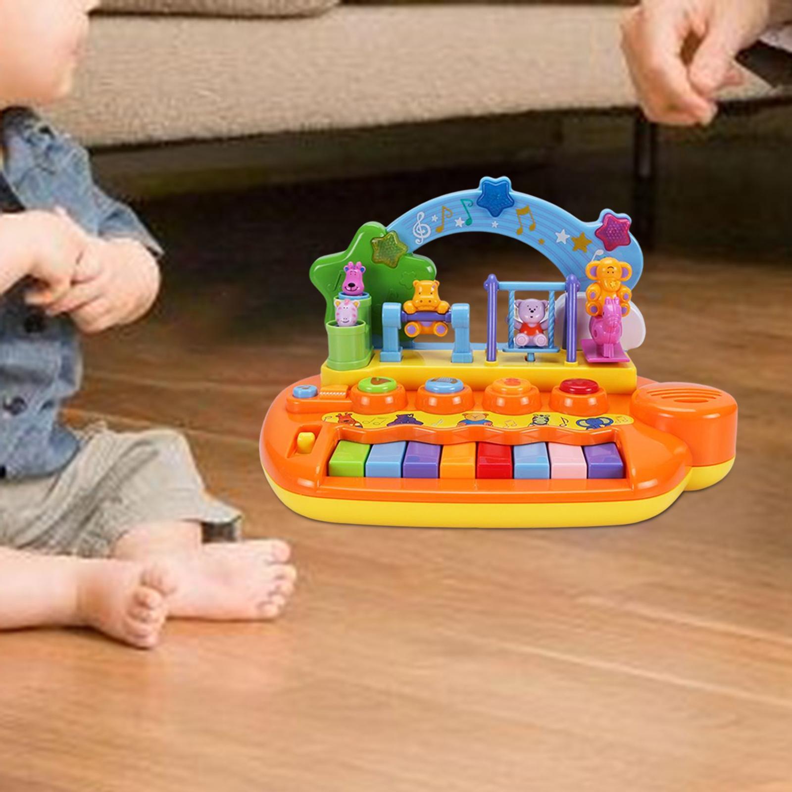 Portable Steering Wheel Driving Pretend Funny Toy Blue