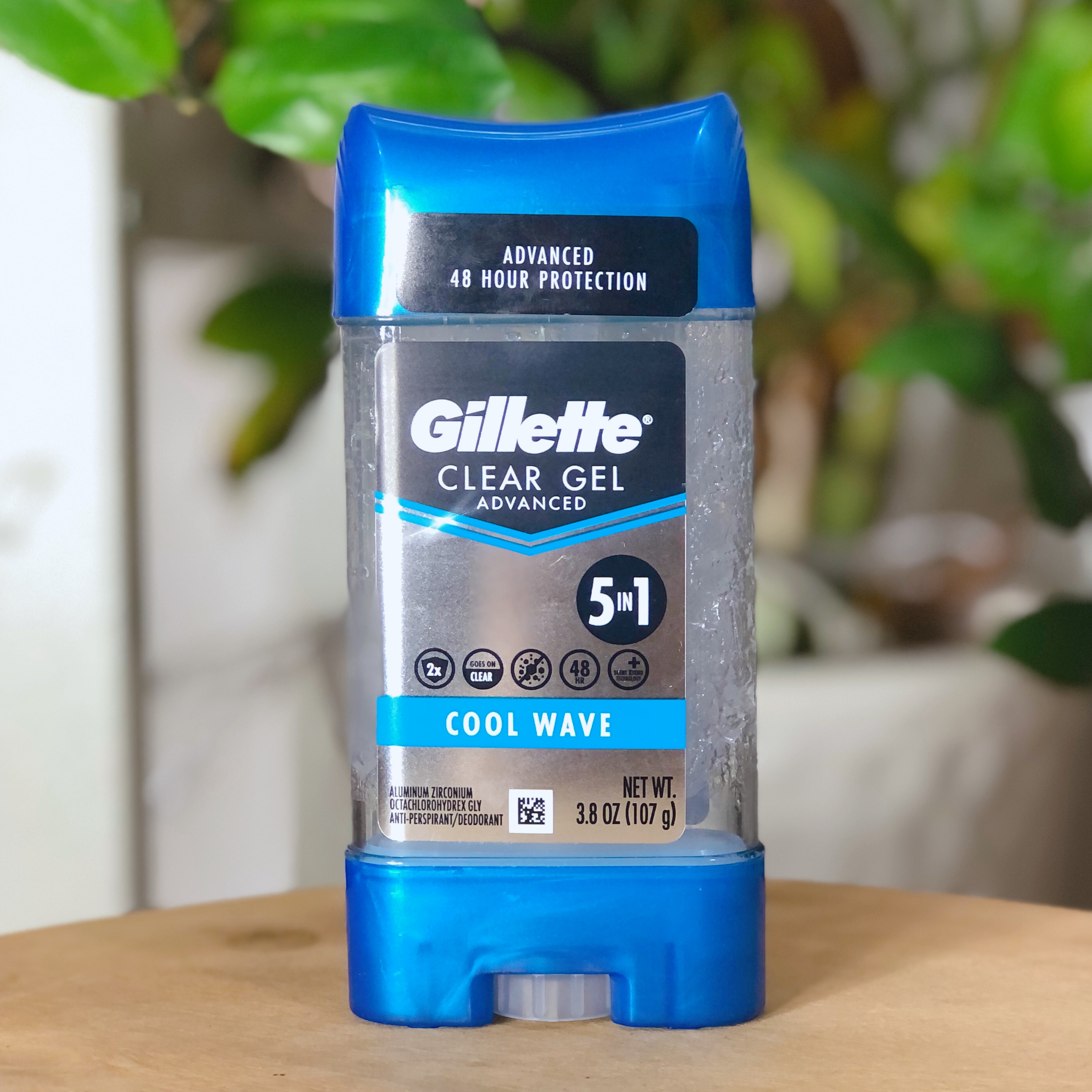 Set 5 Lăn khử mùi Gillette Advanced Clear Gel Antiperspirant Cool Wave 107gx5