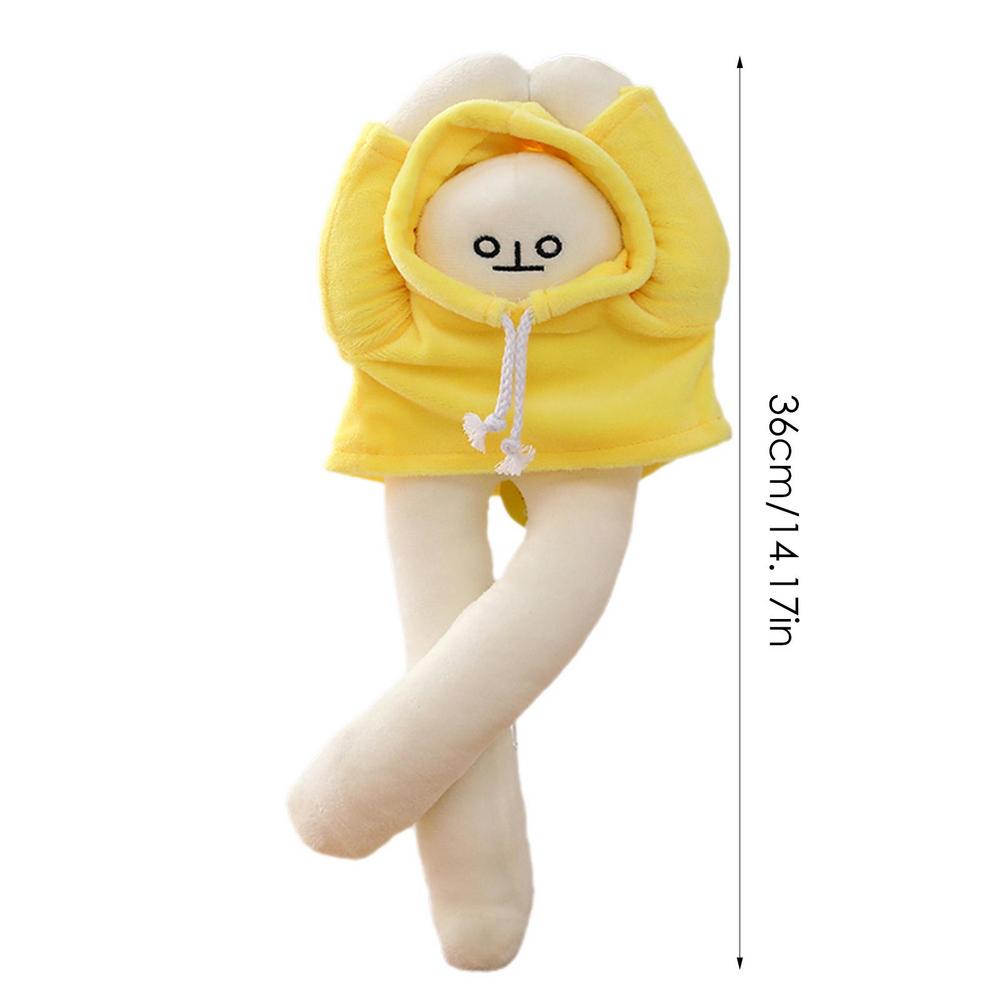 Gấu bông người chuối, người chuối nhồi bông trầm cảm, Banana Man cô đơn nhồi bông tạo nhiều kiểu dáng
